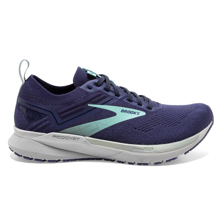 Brooks RICOCHET 3 Lightweight Road Running Shoes Womens Canada - Peacoat/Ribbon/Blue Tint (CXF489163